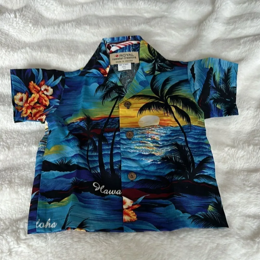 HAWAIIAN SHIRT & PANTS SET.